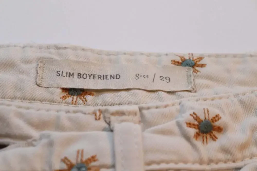 Pilcro Embroidered Sun Shorts